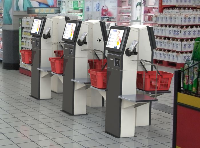 Mini Self Checkout Kiosk